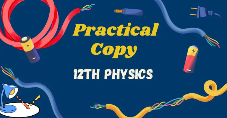 Physics Practical Class 12